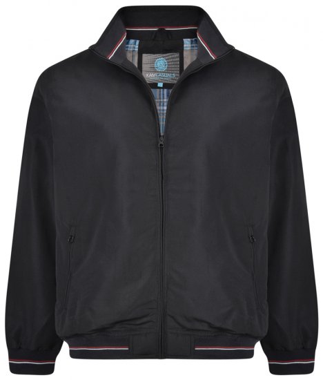 Kam Jeans 440 Jacket Black - Giubbotti - Giubbotti Uomo Taglie Forti