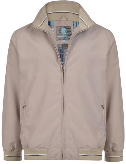Kam Jeans 440 Jacket Taupe - Giubbotti - Giubbotti Uomo Taglie Forti