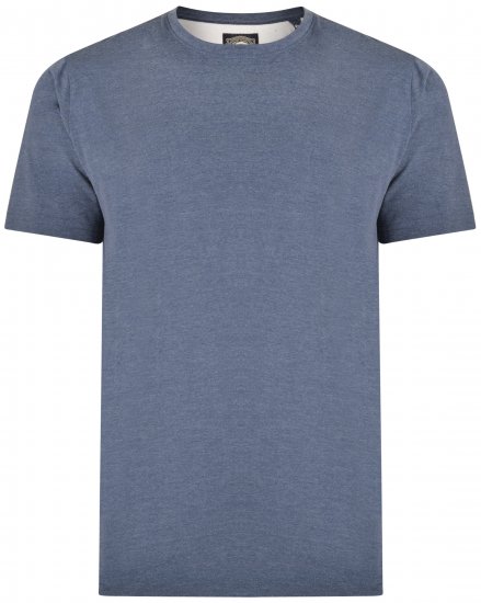 Kam Jeans T-shirt Indigo blue - Magliette - Magliette Uomo Taglie Forti