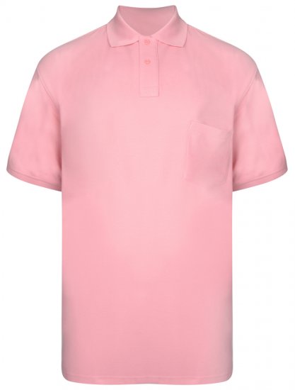 Kam Jeans Polo Pink - Polo - Polo Uomo Taglie Forti