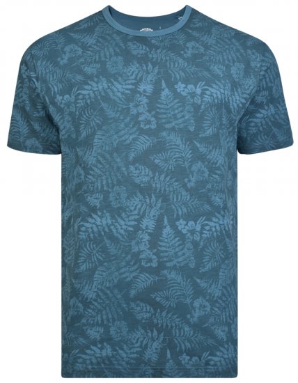 Kam Jeans 5261 T-shirt Denim - Magliette - Magliette Uomo Taglie Forti