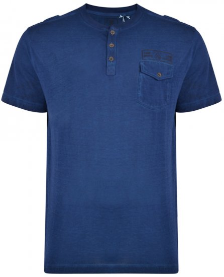 Kam Jeans 5262 T-shirt Denim - Magliette - Magliette Uomo Taglie Forti