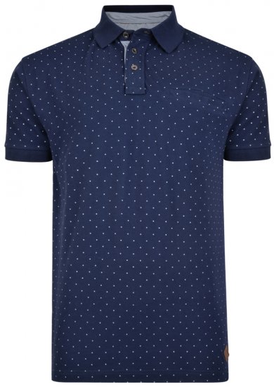 Kam Jeans 5271 Polo Navy - Polo - Polo Uomo Taglie Forti
