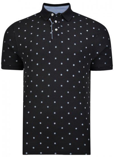 Kam Jeans 5272 Polo Black - Polo - Polo Uomo Taglie Forti