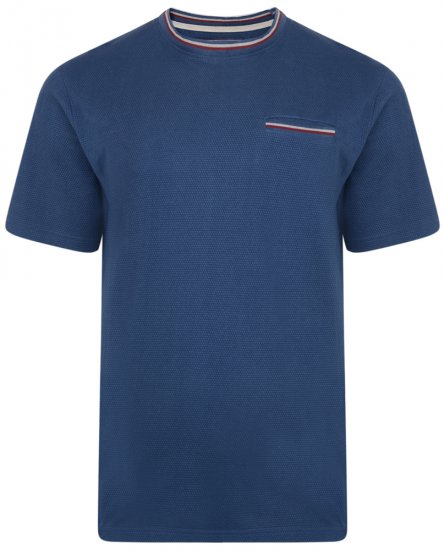 Kam Jeans 5285 T-shirt Denim - Magliette - Magliette Uomo Taglie Forti