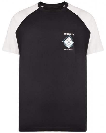 Kam Jeans 5304 T-shirt Navy - Magliette - Magliette Uomo Taglie Forti