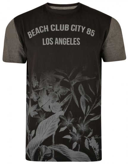 Kam Jeans 5313 T-shirt Black - Magliette - Magliette Uomo Taglie Forti