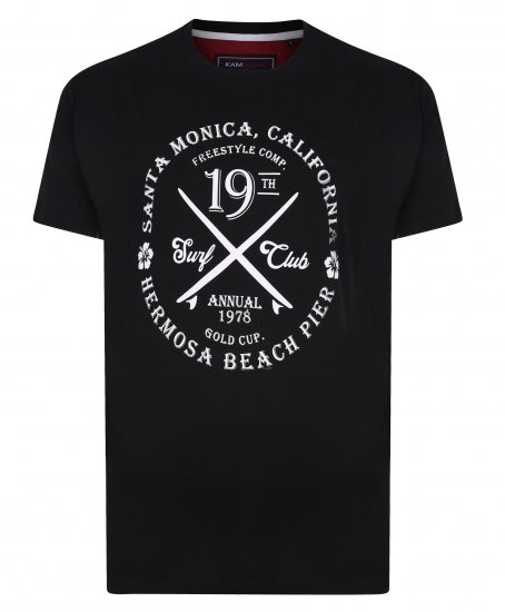 Kam Jeans 5331 Twin pack California Tee - Magliette - Magliette Uomo Taglie Forti