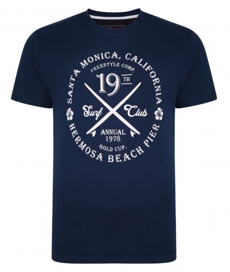 Kam Jeans 5331 Twin pack California Tee - Magliette - Magliette Uomo Taglie Forti