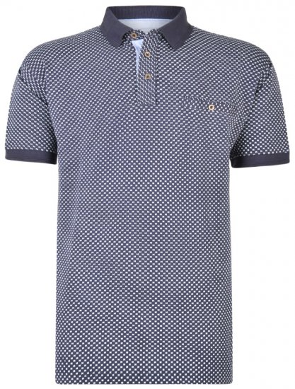 Kam Jeans 5408 Polo Navy - Polo - Polo Uomo Taglie Forti