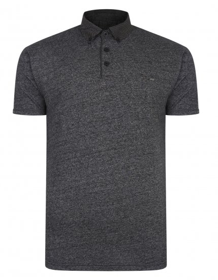 Kam Jeans Smart Look Polo Black - Polo - Polo Uomo Taglie Forti