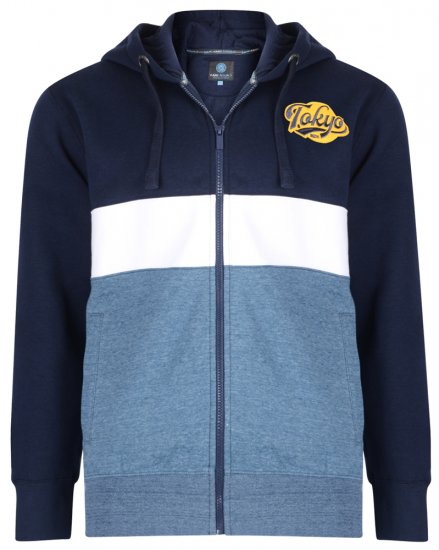 Kam Jeans 7002 Hoodie Denim - Felpe & felpe con cappuccio - Felpe & Felpe con Cappuccio Uomo Taglie Forti