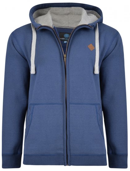 Kam Jeans 717 Hoodie Denim - Felpe & felpe con cappuccio - Felpe & Felpe con Cappuccio Uomo Taglie Forti
