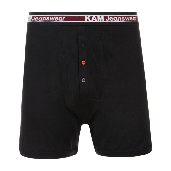 Kam Jeans Boxershorts Black, Grey, Navy 3-Pack - Intimo & costumi da bagno - Intimo Taglie Forti Uomo