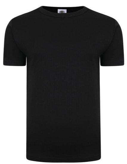 Kam Jeans 831 Thermal T-Shirt Black - Intimo & costumi da bagno - Intimo Taglie Forti Uomo