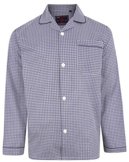 Kam Jeans 879 Dobby Print Pyjama Set - Intimo & costumi da bagno - Intimo Taglie Forti Uomo