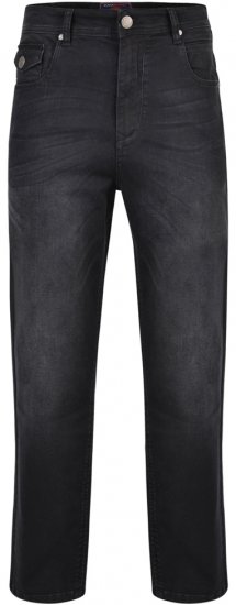 Kam Jeans Alonso Black Used - Jeans & pantaloni - Jeans & Pantaloni Uomo Taglie Forti