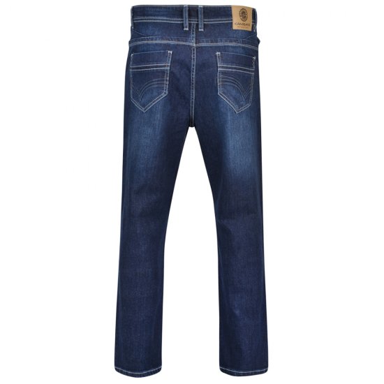 Kam Jeans Alonso Blue Mid Used - Jeans & pantaloni - Jeans & Pantaloni Uomo Taglie Forti