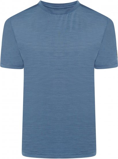 Kam Jeans AP001 XT Active Performance Marl Tee Royal Blue - Magliette - Magliette Uomo Taglie Forti