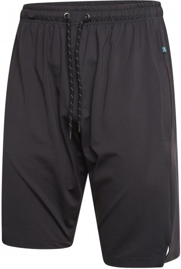 Kam Jeans AP004 Active Performance Shorts Charcoal - Pantaloni & pantaloncini tuta - Pantaloni Tuta Uomo Taglie Forti