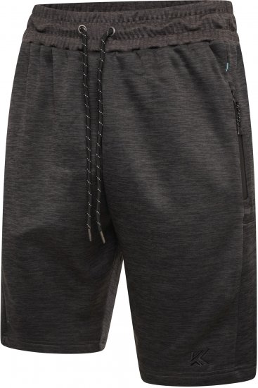 Kam Jeans AP005 Active Performance Marl Shorts Charcoal - Pantaloni & pantaloncini tuta - Pantaloni Tuta Uomo Taglie Forti