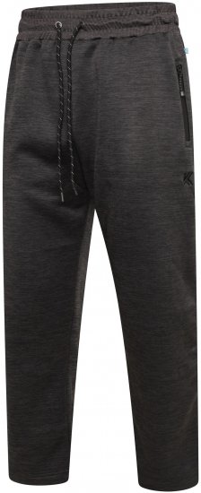 Kam Jeans AP006 Active Performance Marl Jog Pants Charcoal - Pantaloni & pantaloncini tuta - Pantaloni Tuta Uomo Taglie Forti