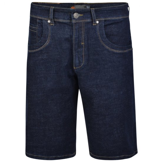 Kam Jeans Benjamin Shorts Indigo - Shorts - Pantaloncini Uomo Taglie Forti