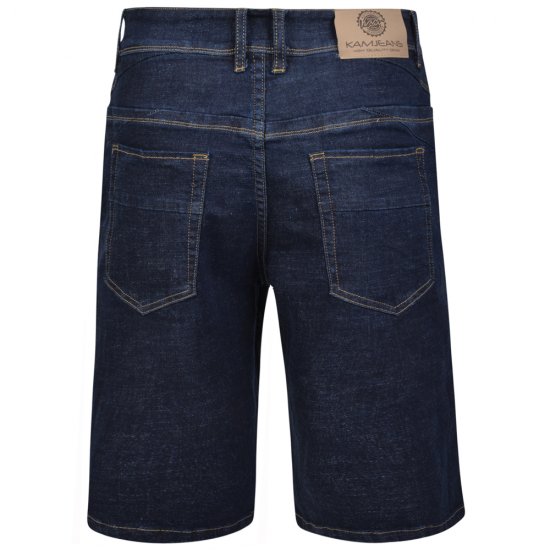 Kam Jeans Benjamin Shorts Indigo - Shorts - Pantaloncini Uomo Taglie Forti