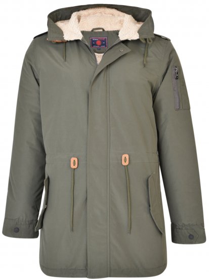 Kam Jeans KV112 Parka Army Green - Giubbotti - Giubbotti Uomo Taglie Forti
