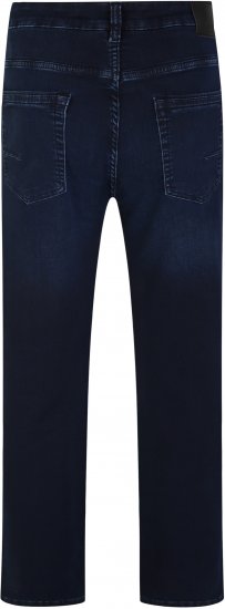 Kam Jeans Nunez Knitted Denim Stretch Fashion Jeans Dark Blue - Jeans & pantaloni - Jeans & Pantaloni Uomo Taglie Forti