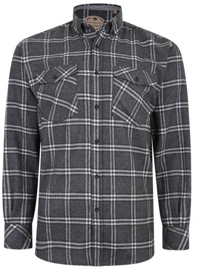 Kam Jeans P682 Flannel Shirt - Camicie - Camicie Taglie Forti Uomo