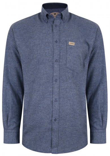 Kam Jeans P683 Two Tone Flannel Weave Shirt - Camicie - Camicie Taglie Forti Uomo