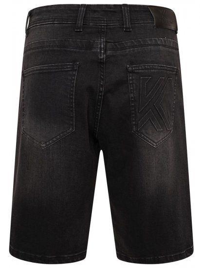 Kam Jeans Vigo2 Jeans Shorts Black Used - Shorts - Pantaloncini Uomo Taglie Forti