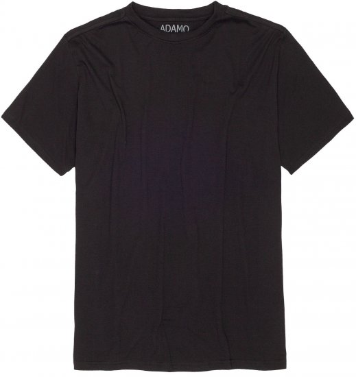 Adamo Kevin Regular fit T-shirt Black - Magliette - Magliette Uomo Taglie Forti