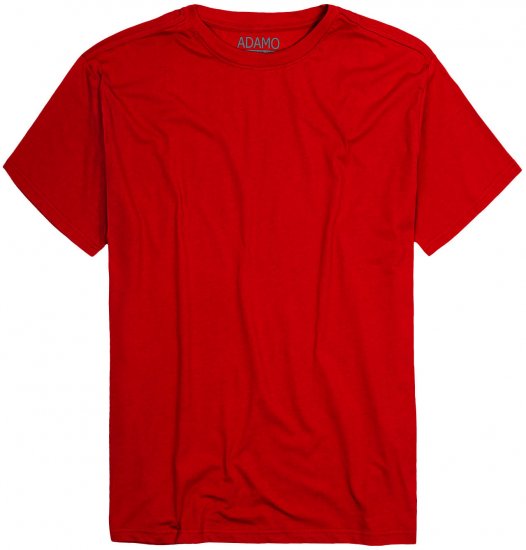 Adamo Kevin Regular fit T-shirt Red - Magliette - Magliette Uomo Taglie Forti
