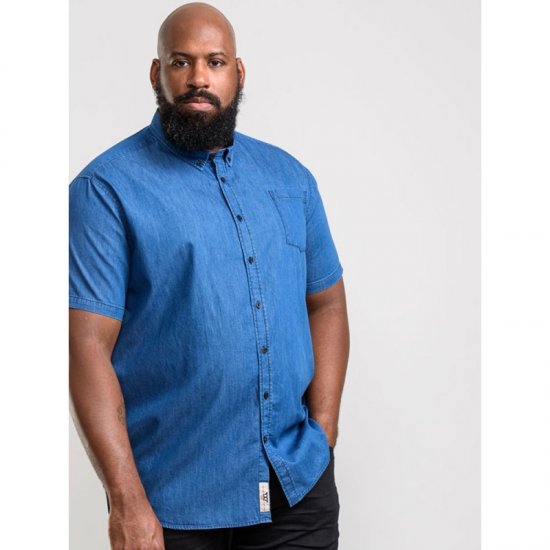 D555 Arnold Denim Shirt - Camicie - Camicie Taglie Forti Uomo
