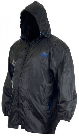 D555 Zac "Packaway" Rain Jacket Black - Abbigliamento sportivo & Outdoor - Abbigliamento Sportivo Uomo Taglie Forti