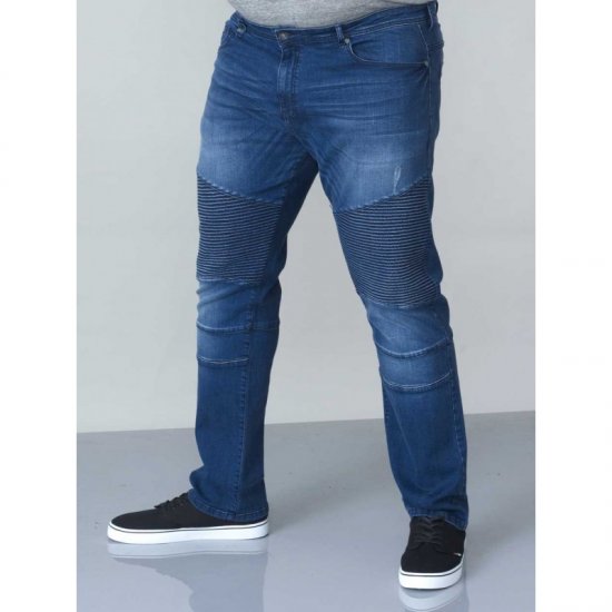 D555 Abrams Biker Style Jeans - Jeans & pantaloni - Jeans & Pantaloni Uomo Taglie Forti