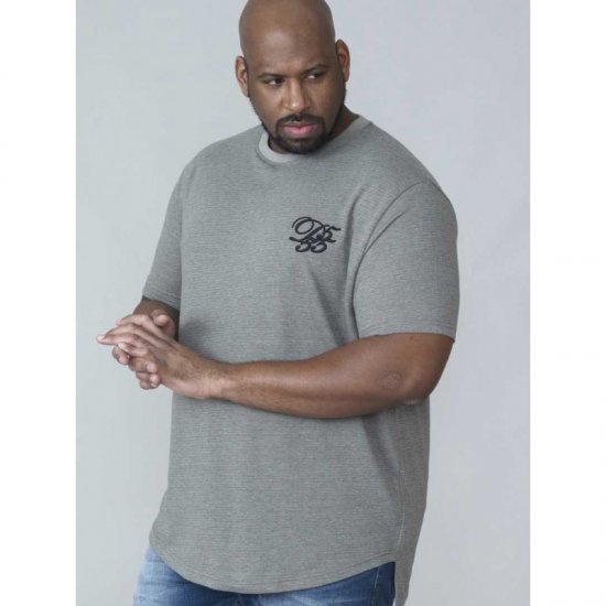 D555 Agler Waffle T-shirt Khaki - Magliette - Magliette Uomo Taglie Forti