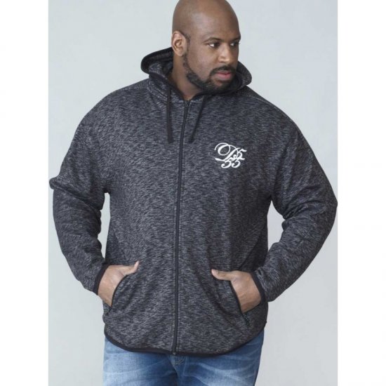 D555 Bennie Full zip Hoodie - Felpe & felpe con cappuccio - Felpe & Felpe con Cappuccio Uomo Taglie Forti