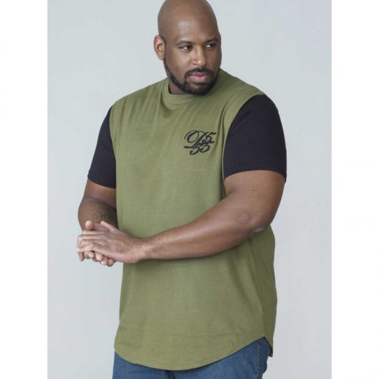 D555 Demarcus Couture T-shirt Khaki - Magliette - Magliette Uomo Taglie Forti