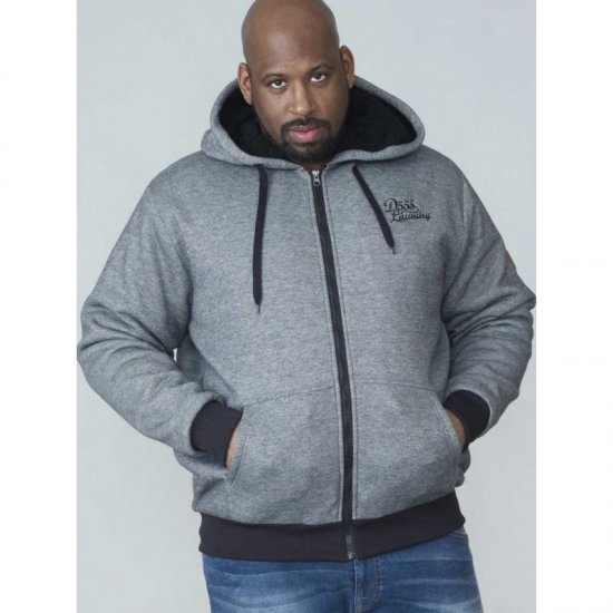 D555 William Sherpa Lined Hoodie - Felpe & felpe con cappuccio - Felpe & Felpe con Cappuccio Uomo Taglie Forti