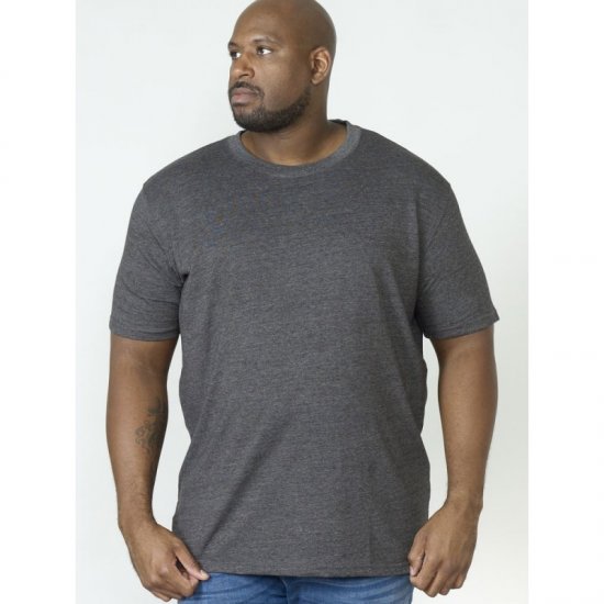 D555 Flyers Crew Neck T-shirt Charcoal - Magliette - Magliette Uomo Taglie Forti