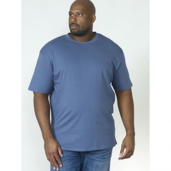 D555 Flyers Crew Neck T-shirt Teal - Magliette - Magliette Uomo Taglie Forti