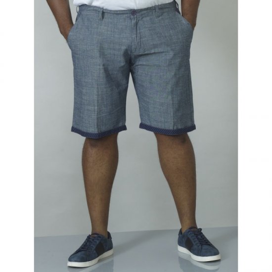 D555 Cliff Shorts Navy - Shorts - Pantaloncini Uomo Taglie Forti