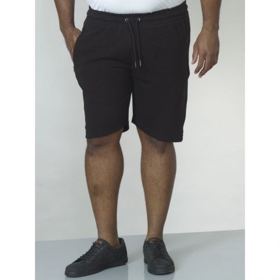 D555 Jackie Ribbed Jersey Shorts Black - Pantaloni & pantaloncini tuta - Pantaloni Tuta Uomo Taglie Forti