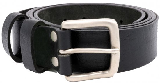 D555 Gavin Hand Crafted Real Leather Belt, 3,7cm - Cinture - Cintura Uomo Taglie Forti
