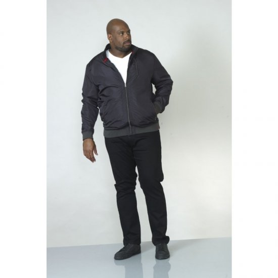 D555 Terron Bomber Jacket Black - Giubbotti - Giubbotti Uomo Taglie Forti