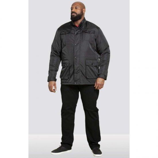 D555 Brentford Jacket Black - Giubbotti - Giubbotti Uomo Taglie Forti