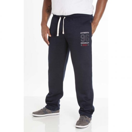 D555 Portland Sweatpants Navy - Pantaloni & pantaloncini tuta - Pantaloni Tuta Uomo Taglie Forti
